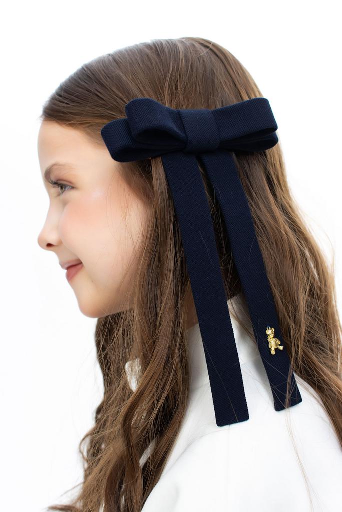 Бант  на заколке "Bonny Dolce" цвет: dark blue