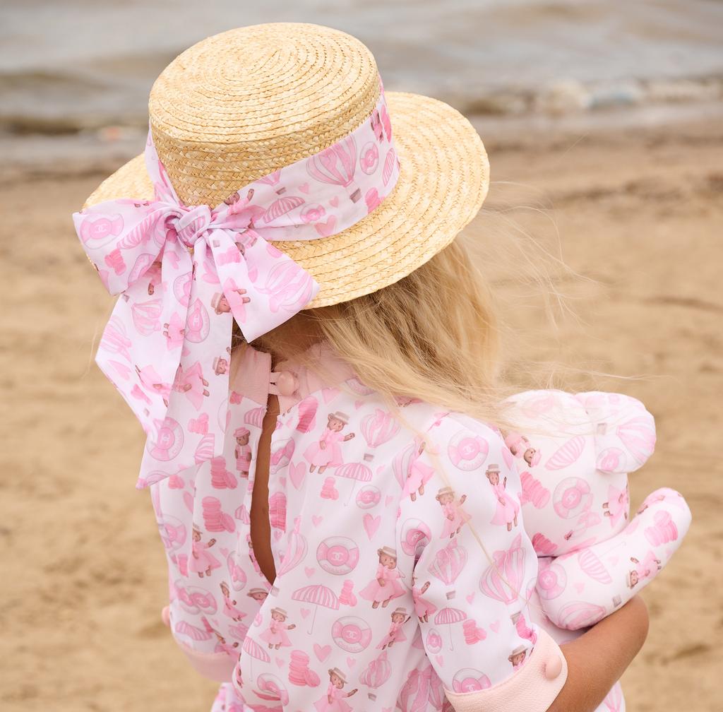 Шляпа-канотье "Summer Love" цвет: розовый