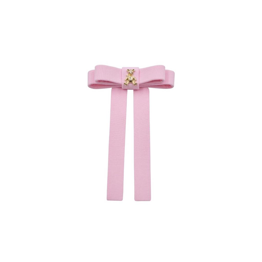 Бант  на заколке "Bonny mini" цвет: розовый