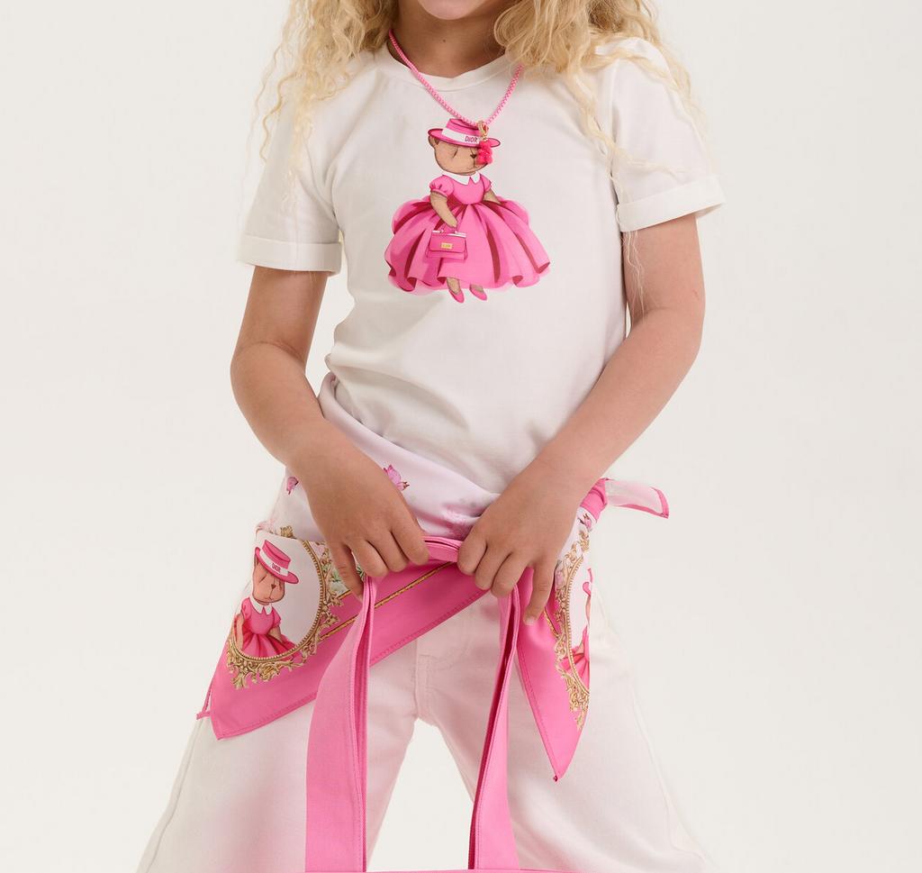 Футболка Royal Teddy Pink , цвет айвори