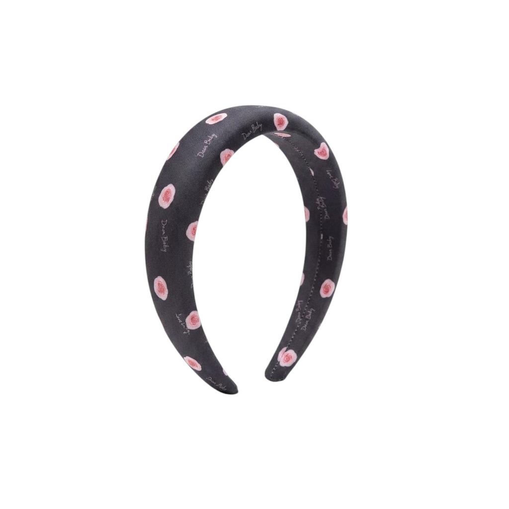 Ободок объемный  Rose Black