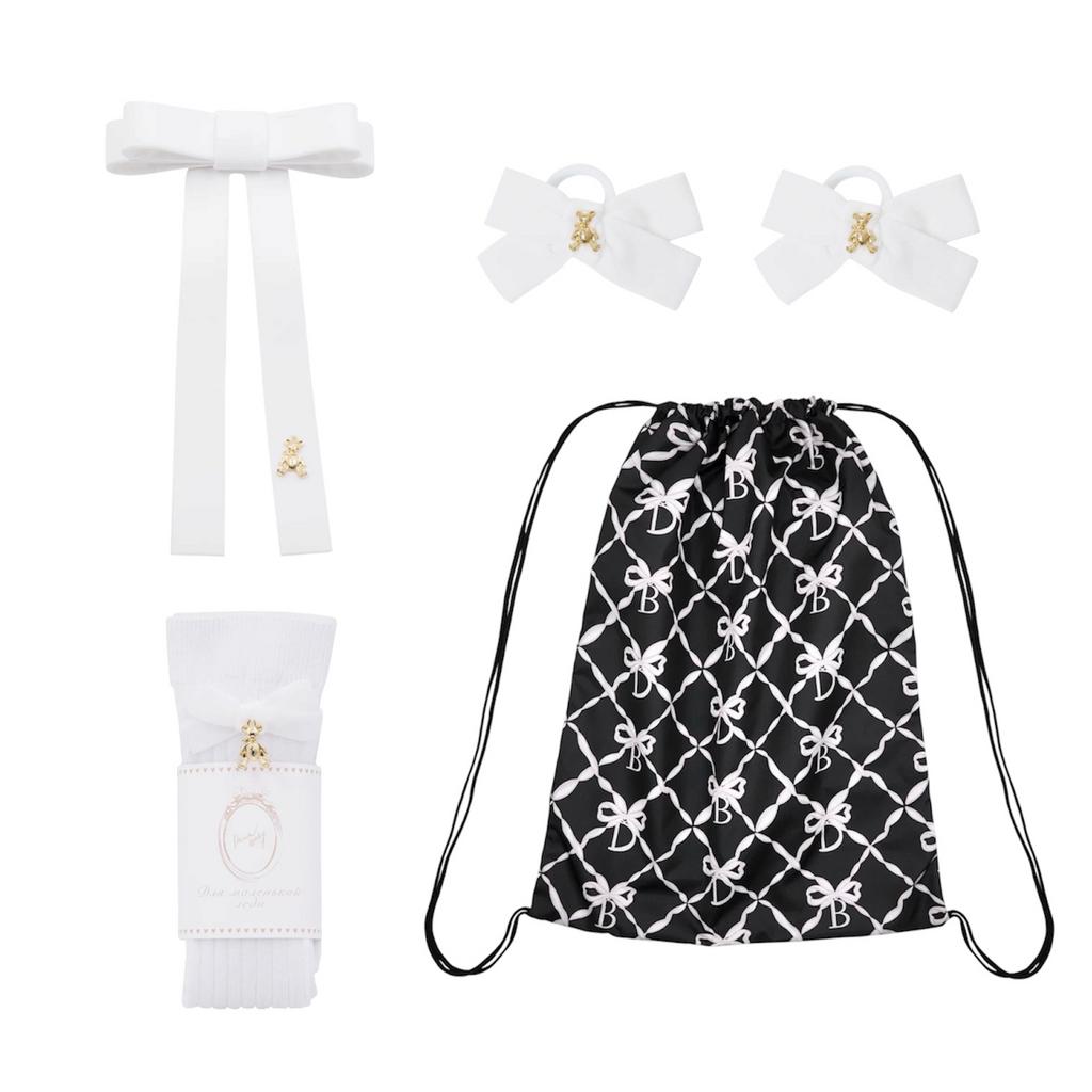 Подарочный набор  с мешком для обуви Set Back to school Dava Color Black