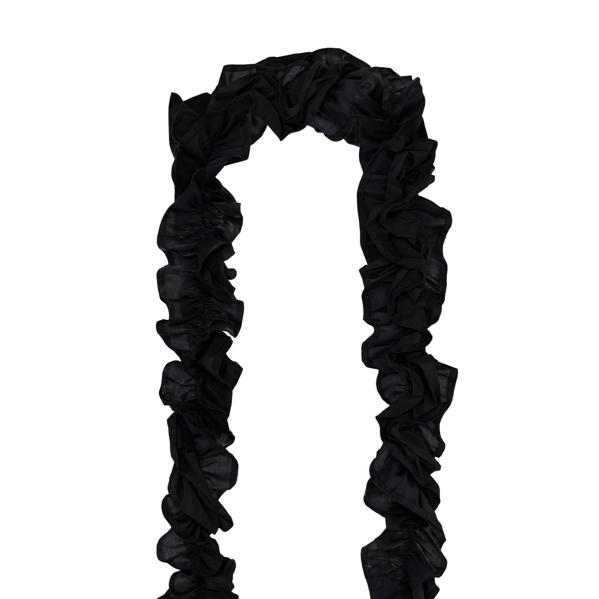 Шарф рюша узкий