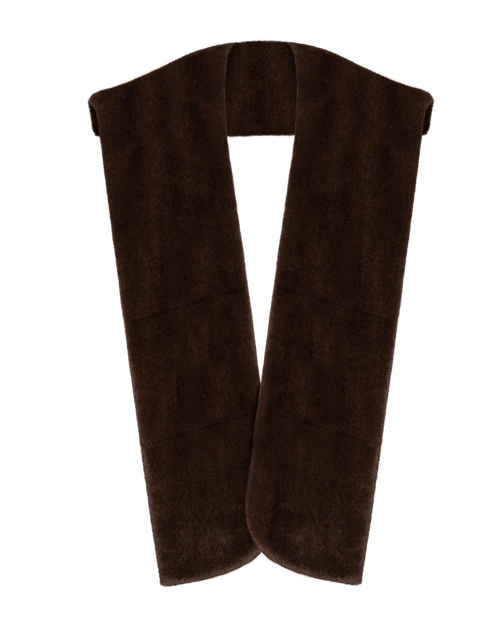 Меховое манто-воротник