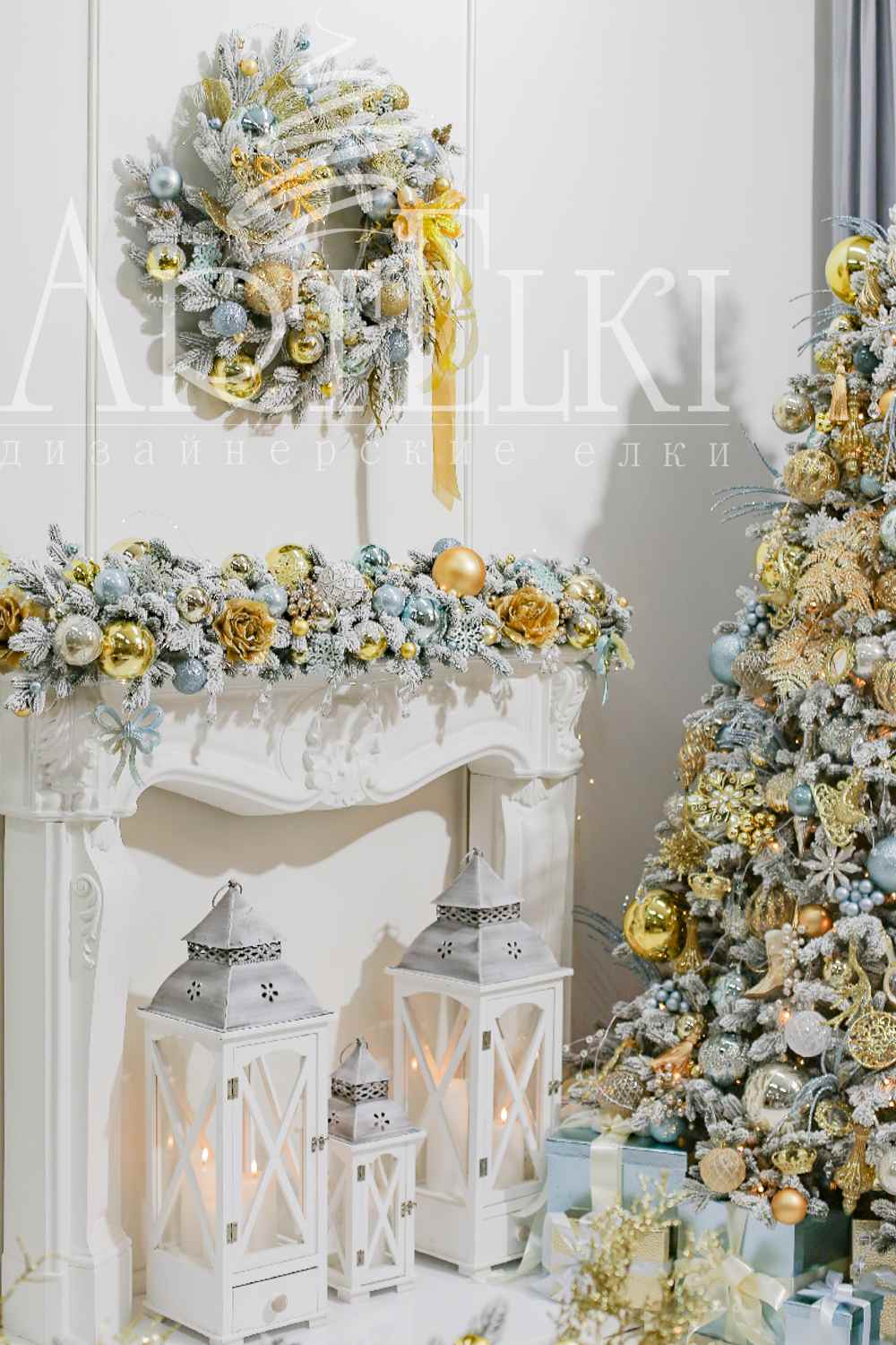 Новогодний декор для дома и офиса, комплект " Екатерина Великая"