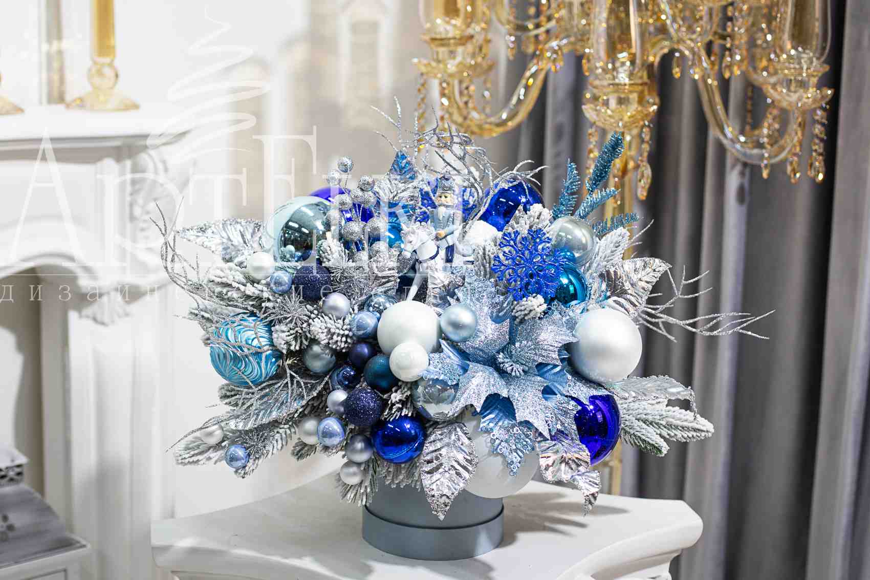 Новогодняя композиция "Новогодний всадник"