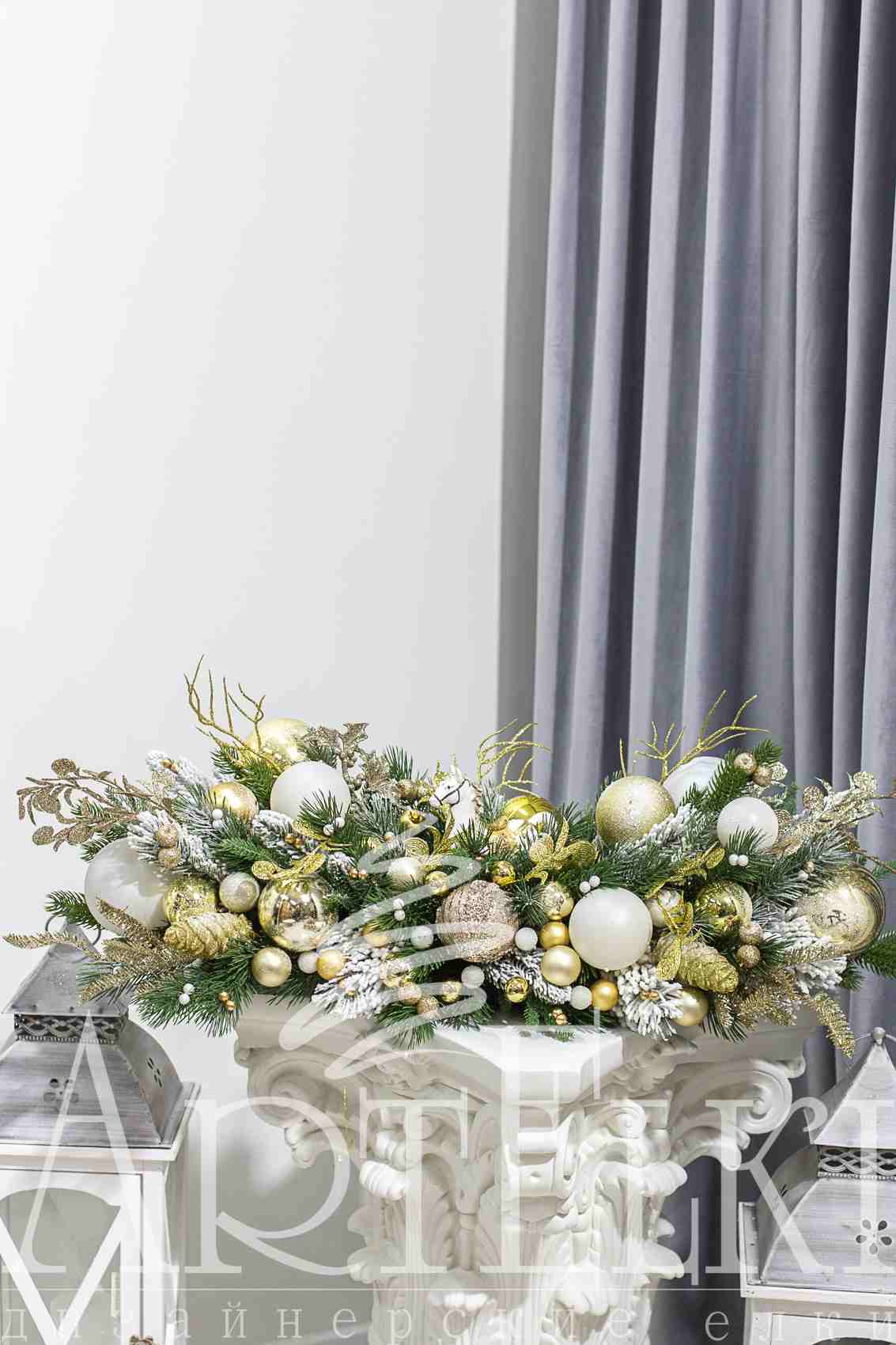 Новогодняя композиция "Золотая симфония"