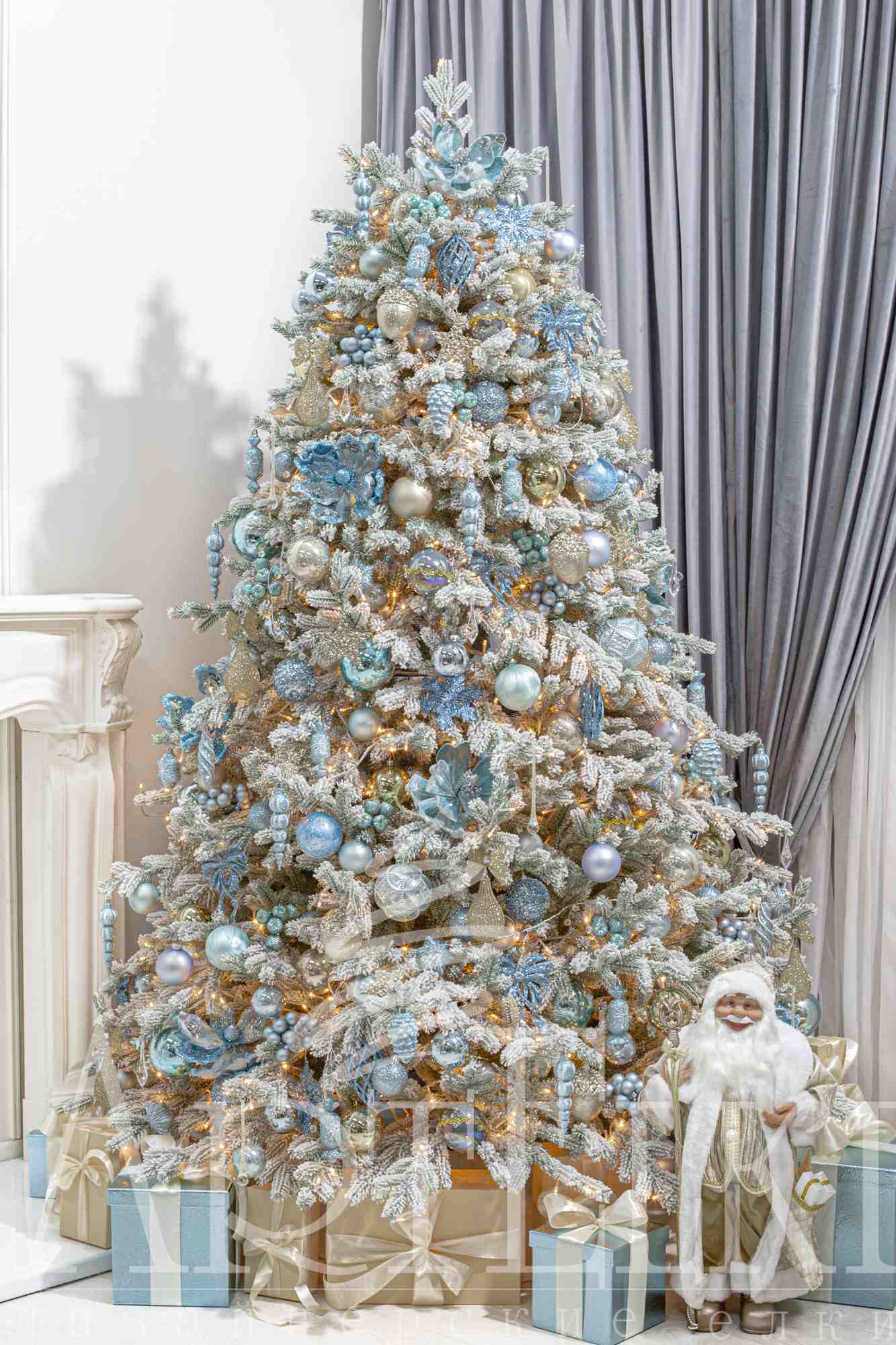 Елка "Голубая пудра NEW"