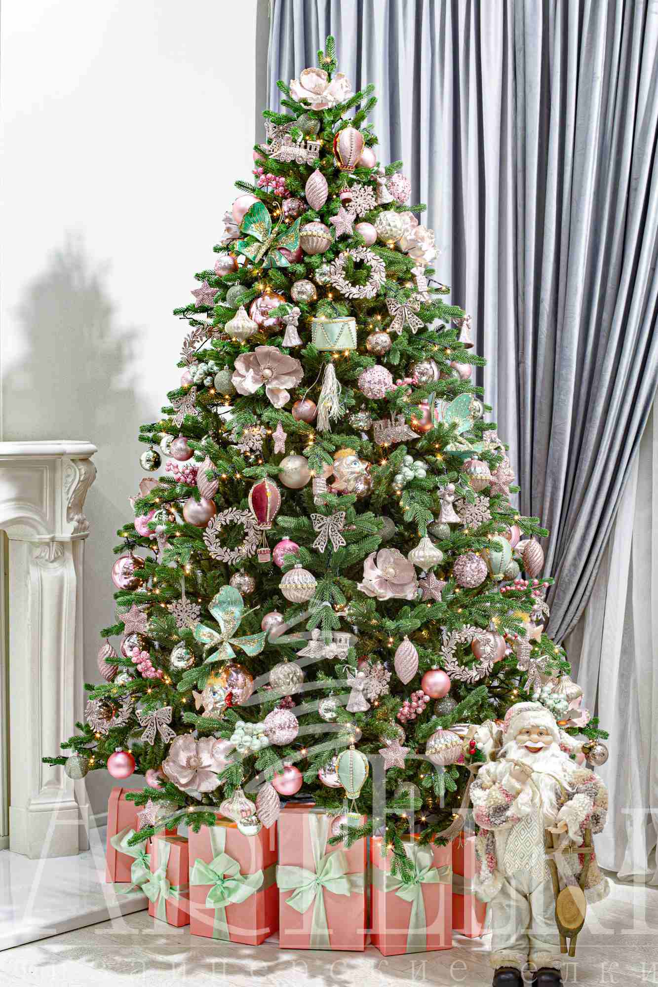 Елка "Розовая мята"