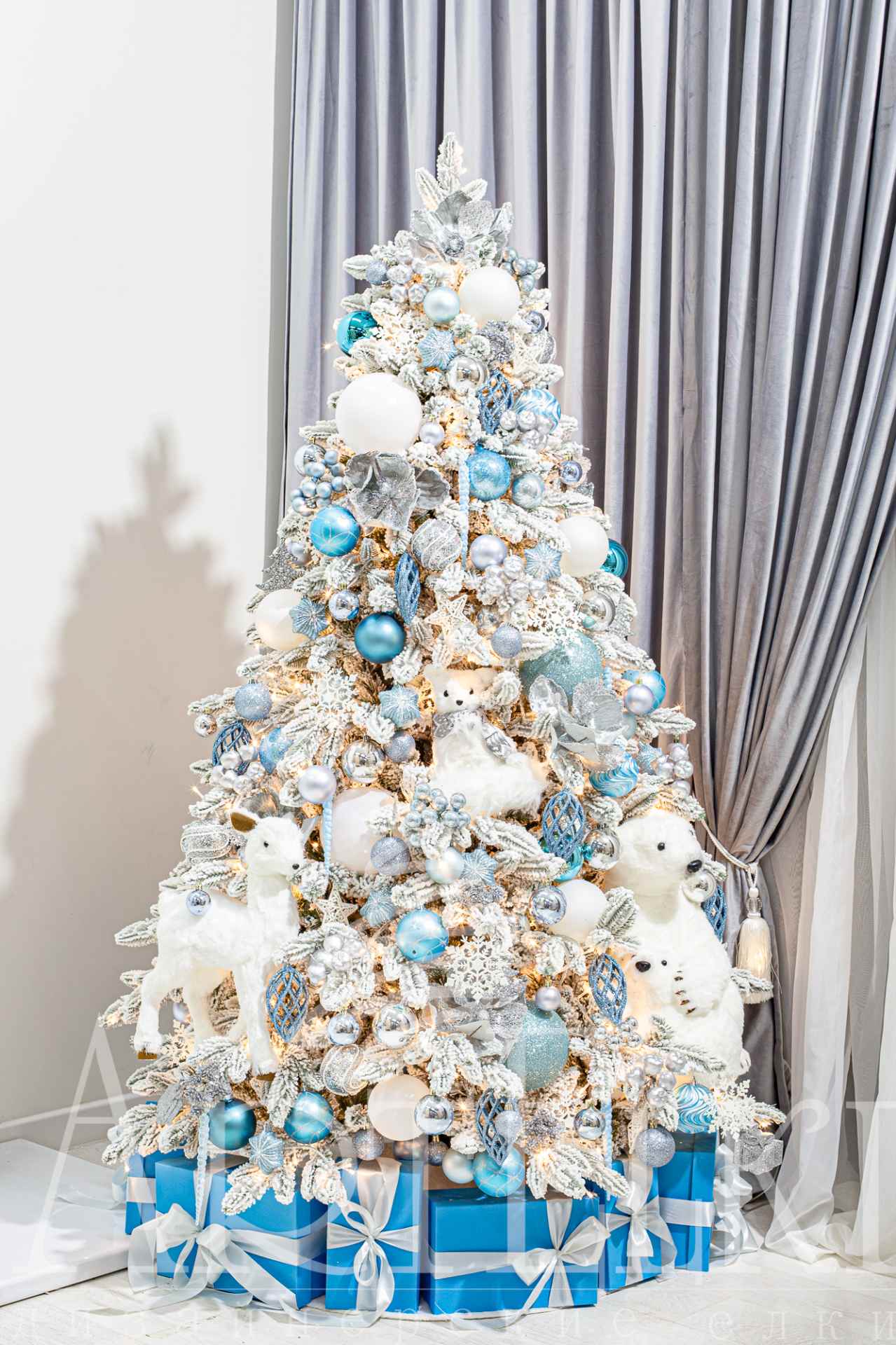 Елка "Ледяные узоры"