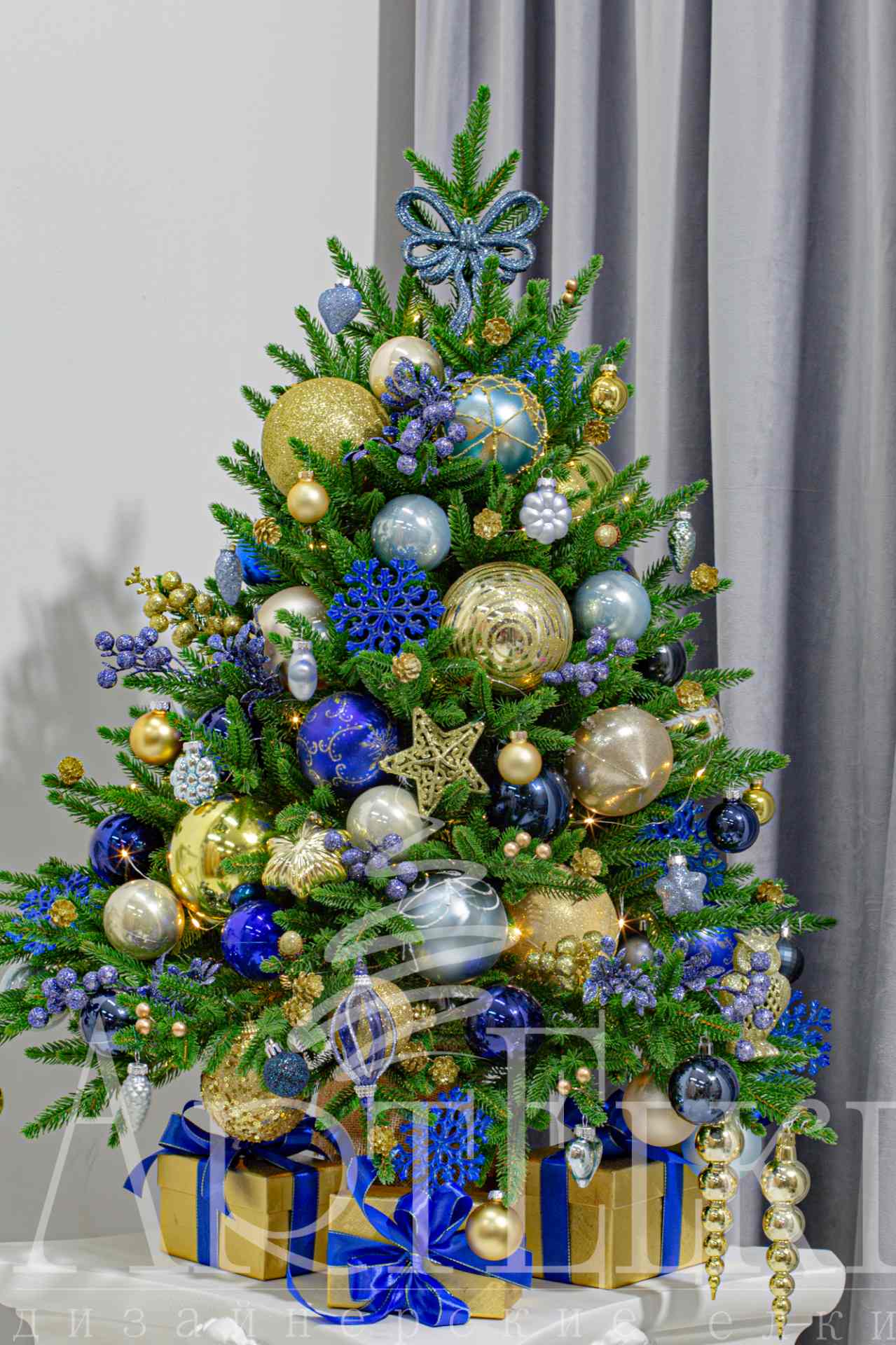 МИНИ елочка "Блестящий дуэт"