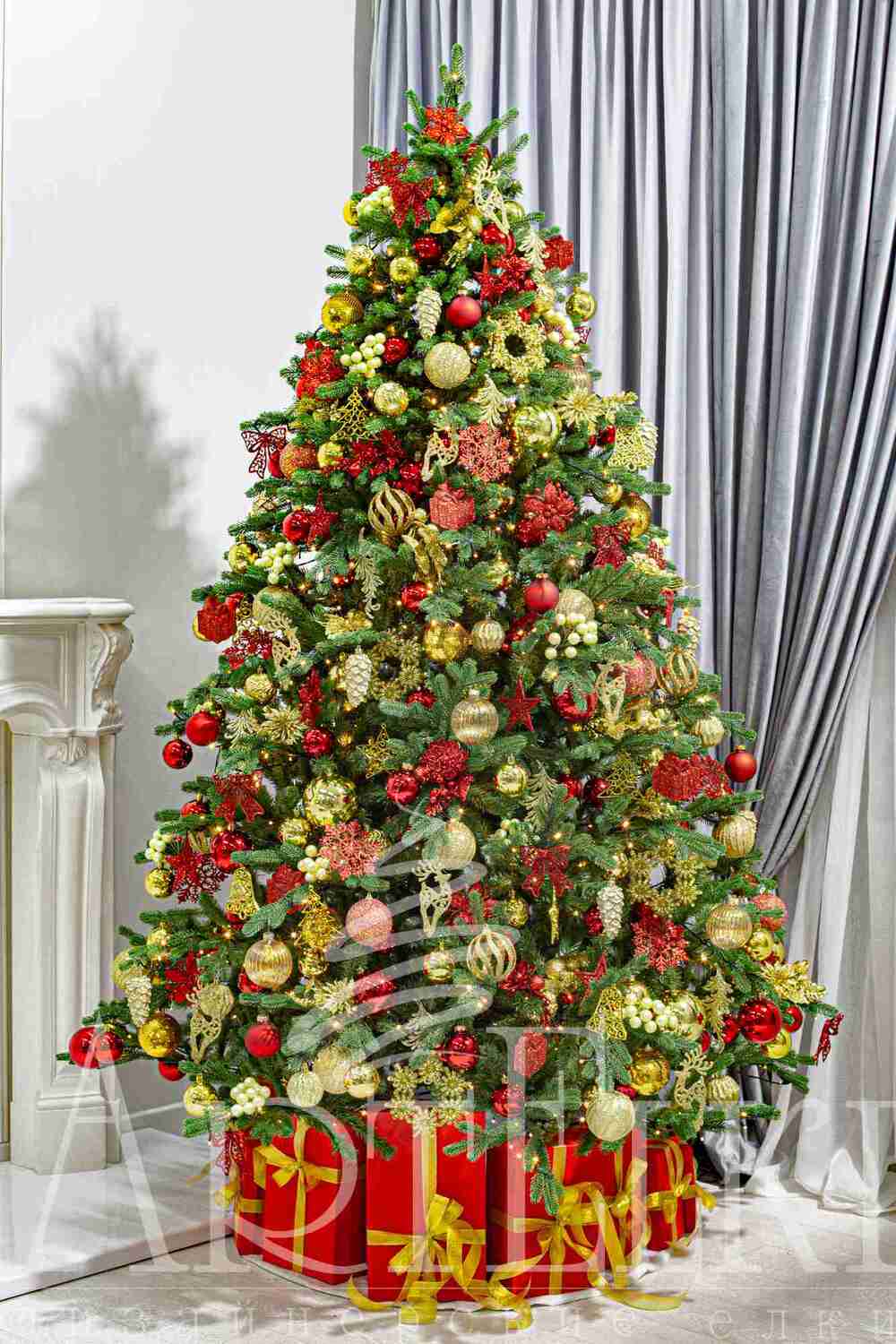 Елка "Рождественская классика", АРЕНДА