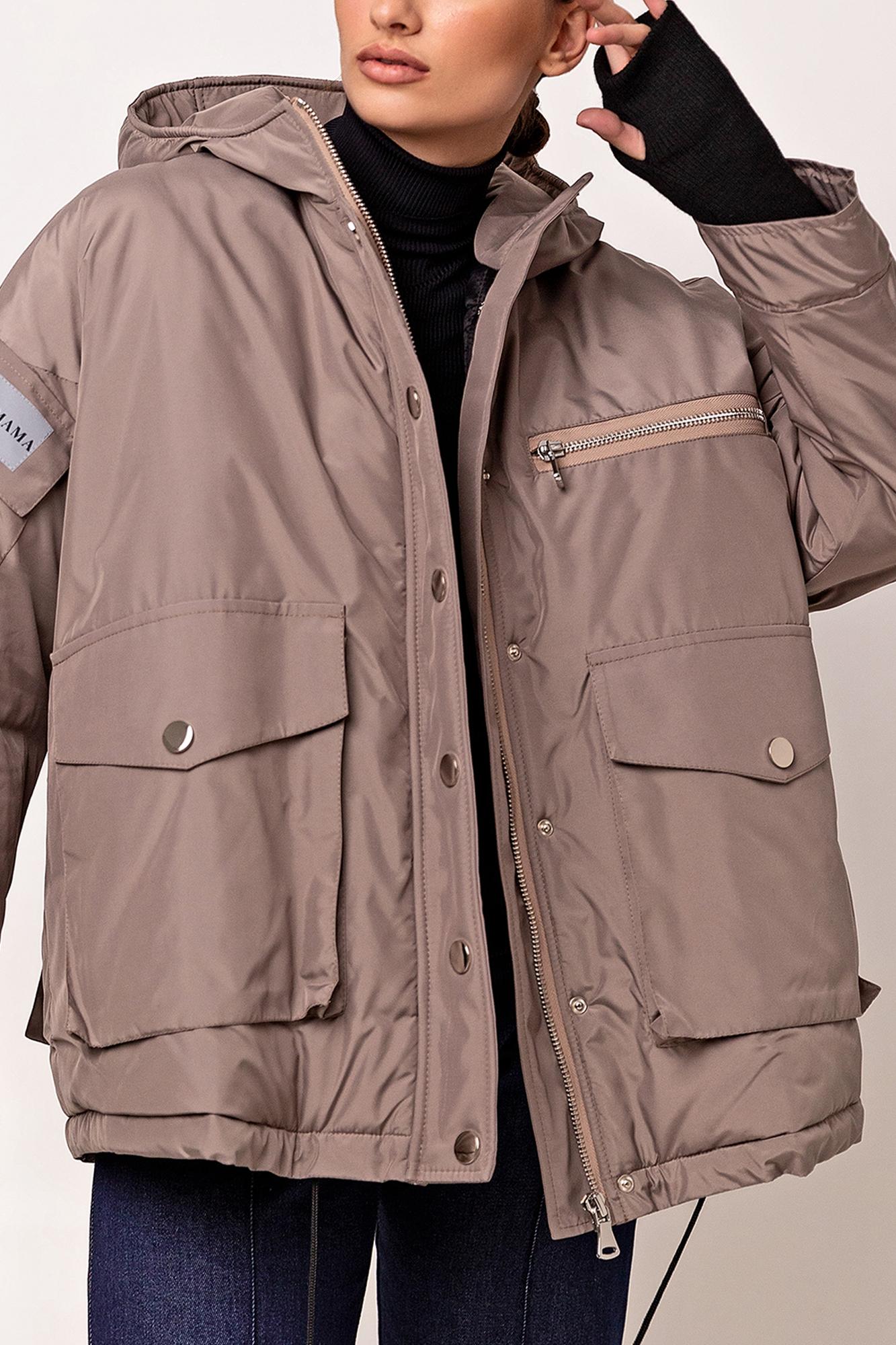 Куртка зимняя серая FOR BEST MAMA