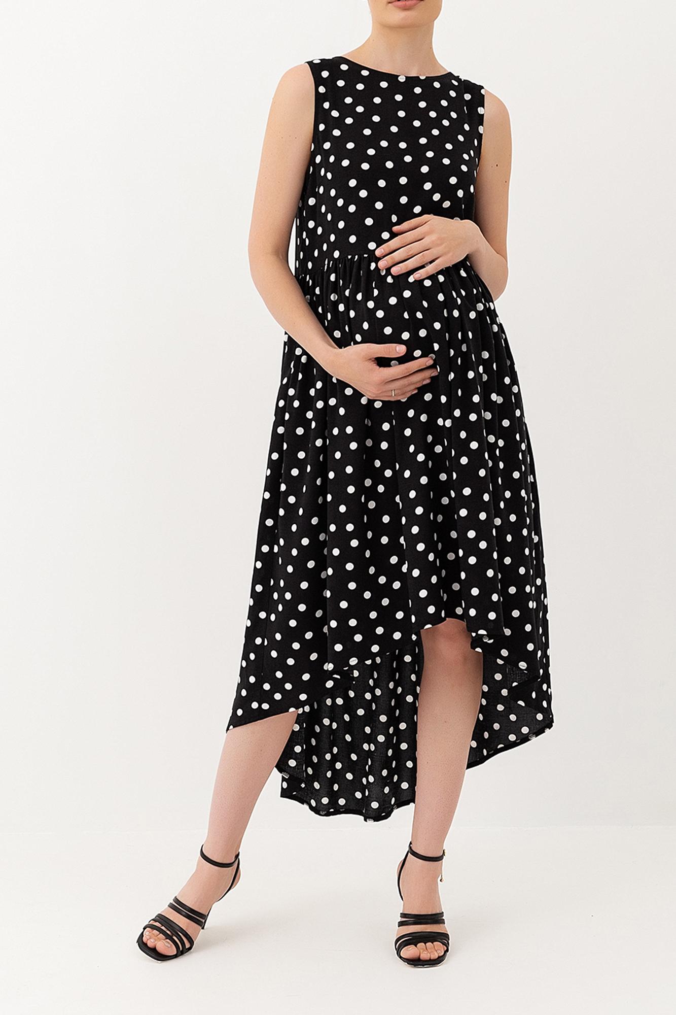 Платье в горох для беременных и кормящих FOR BEST MAMA