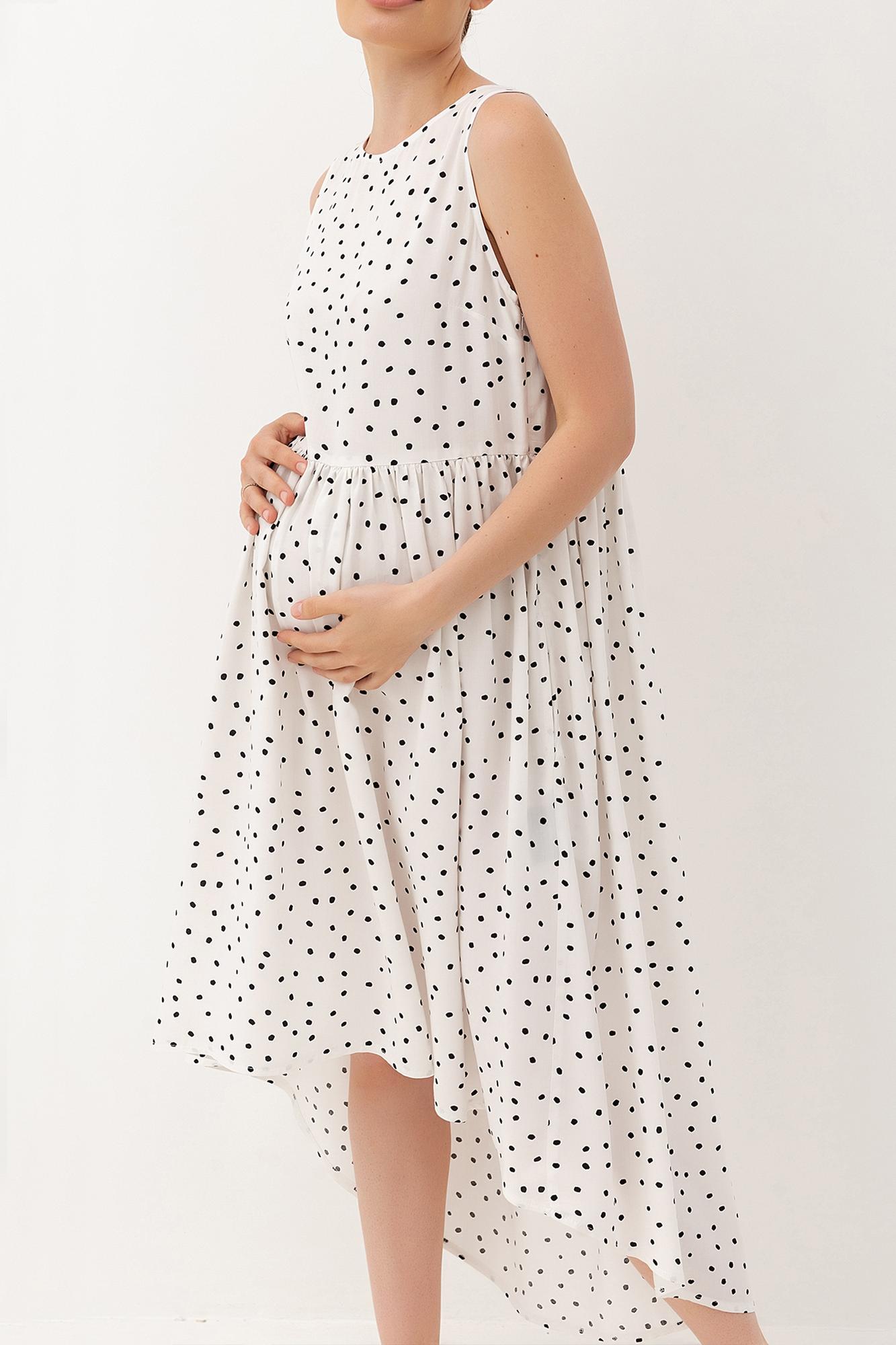 Платье в горох для беременных и кормящих FOR BEST MAMA