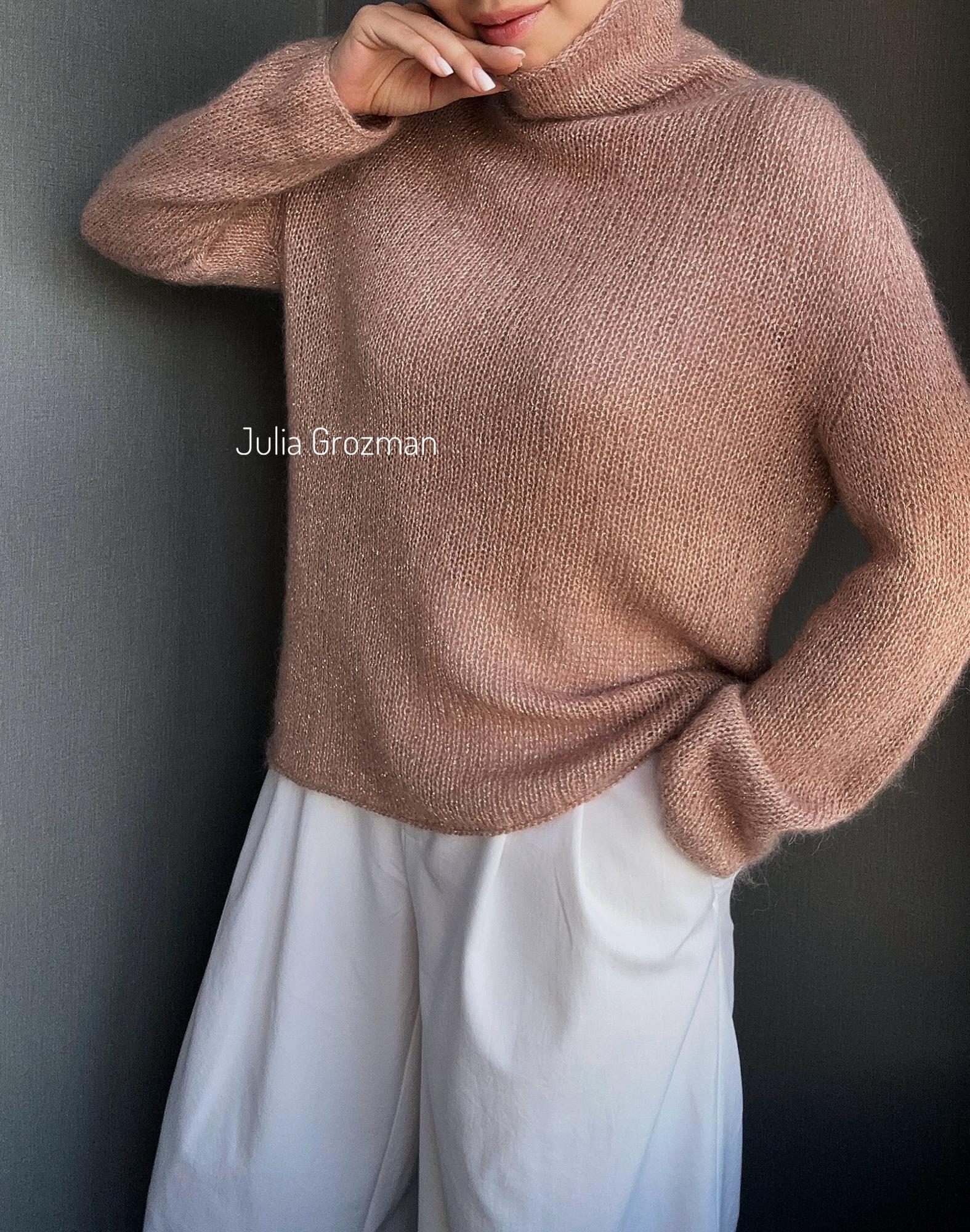 Описание по вязанию свитер Grace