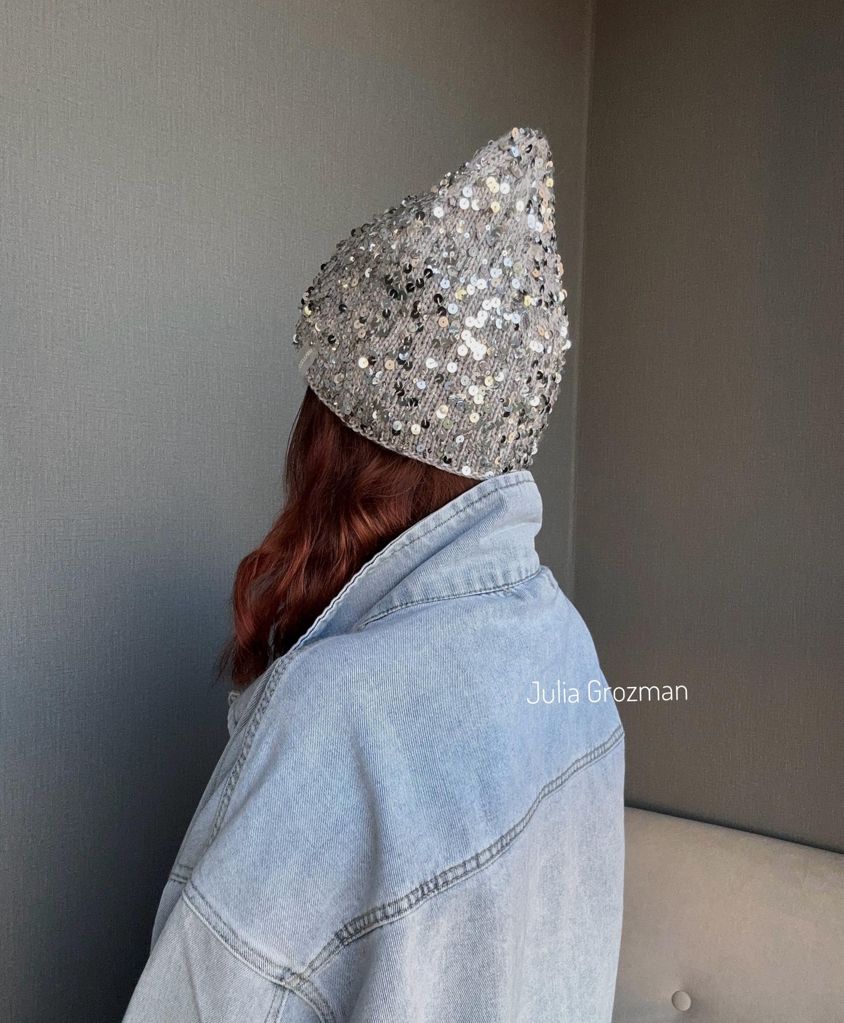 Инструкция по вязанию шапка Glitter