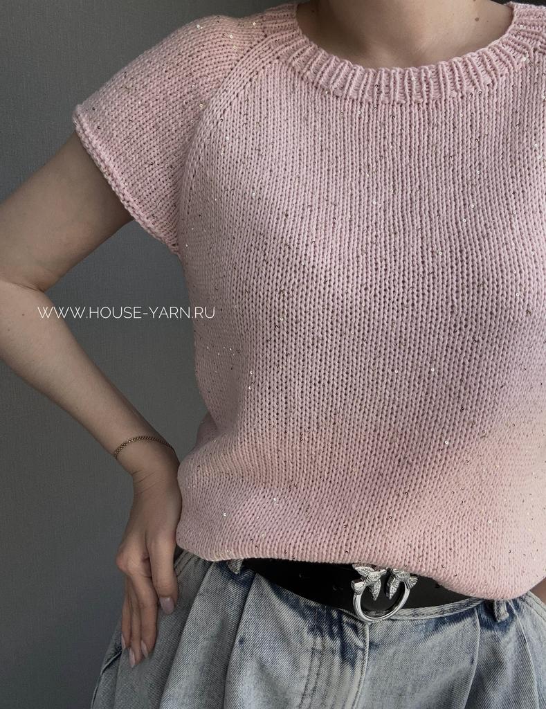 Инструкция по вязанию топ Glitter