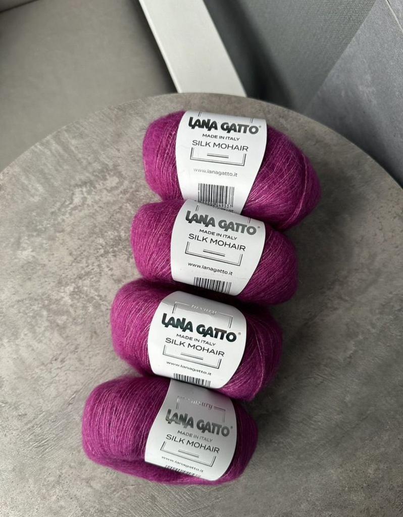Lana Gatto Silk Mohair цикломен 4 мотка