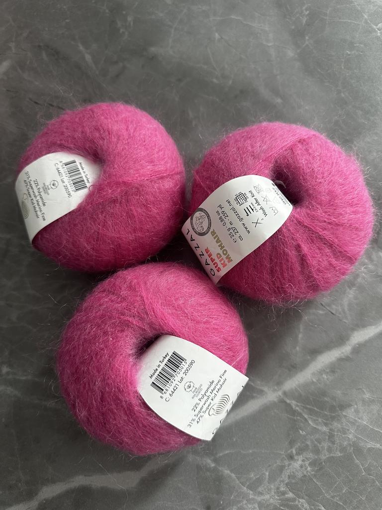 Gazzal Super Kid Mohair  (3 мотка)