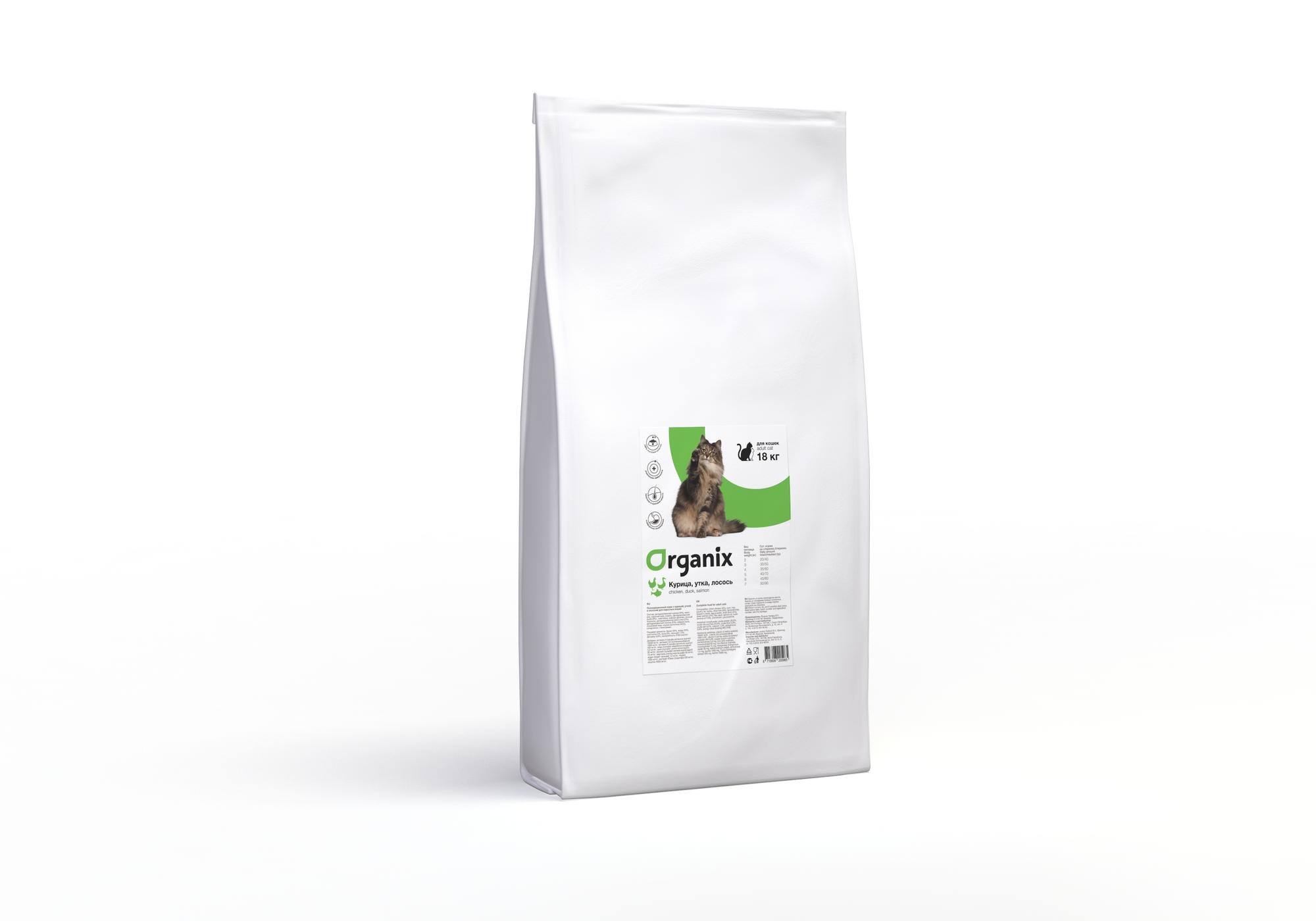 Для кошек: курица, утка и лосось (Adult Cat Chicken, Duck, Salmon)