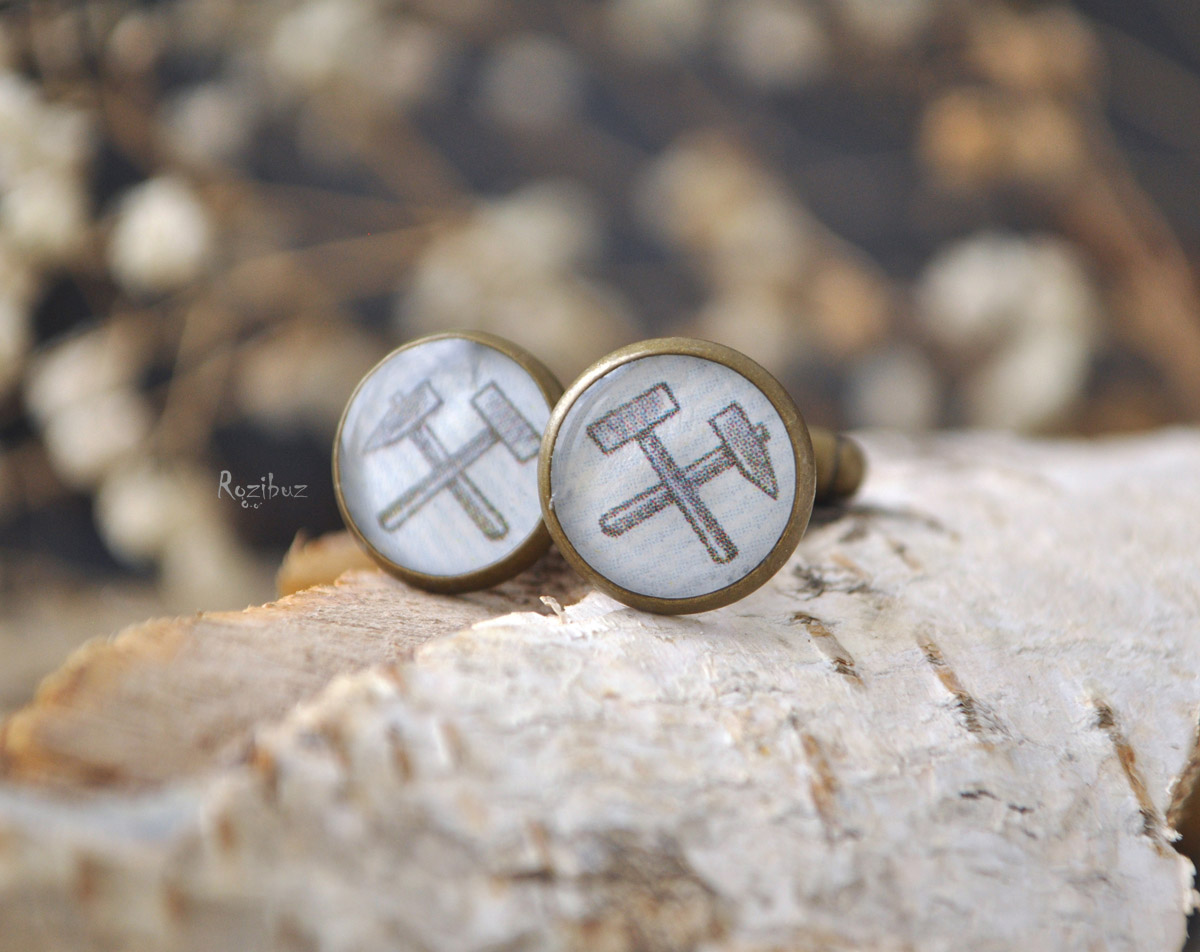 Молот и кувалда - запонки