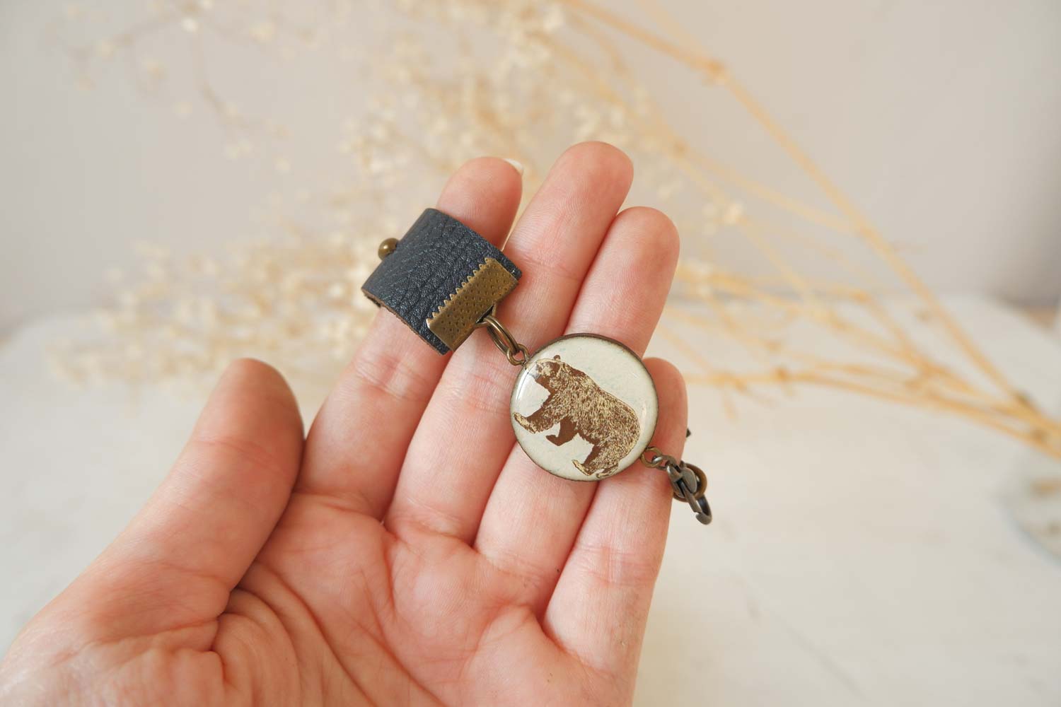 Медведь - браслет