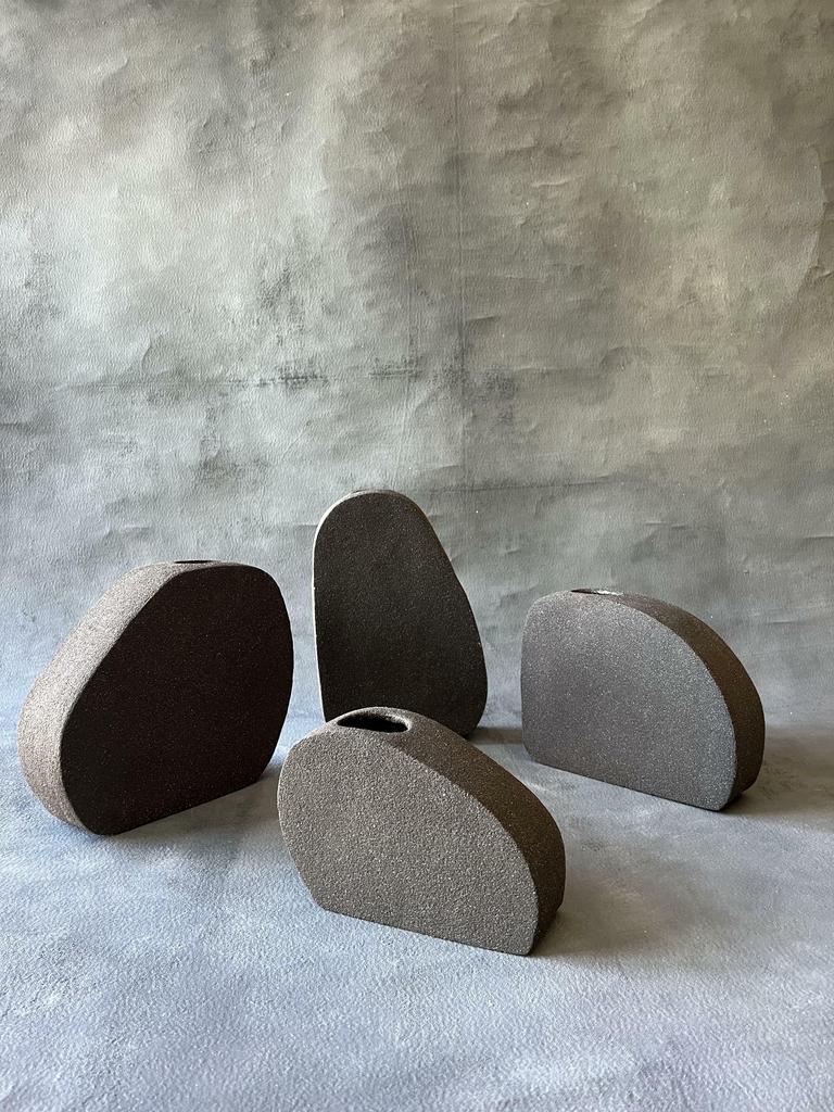 Вазы геометричные, набор 4 шт, до 30 см