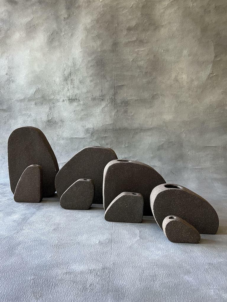 Вазы геометричные, миниатюра, набор 4 шт, до 13 см