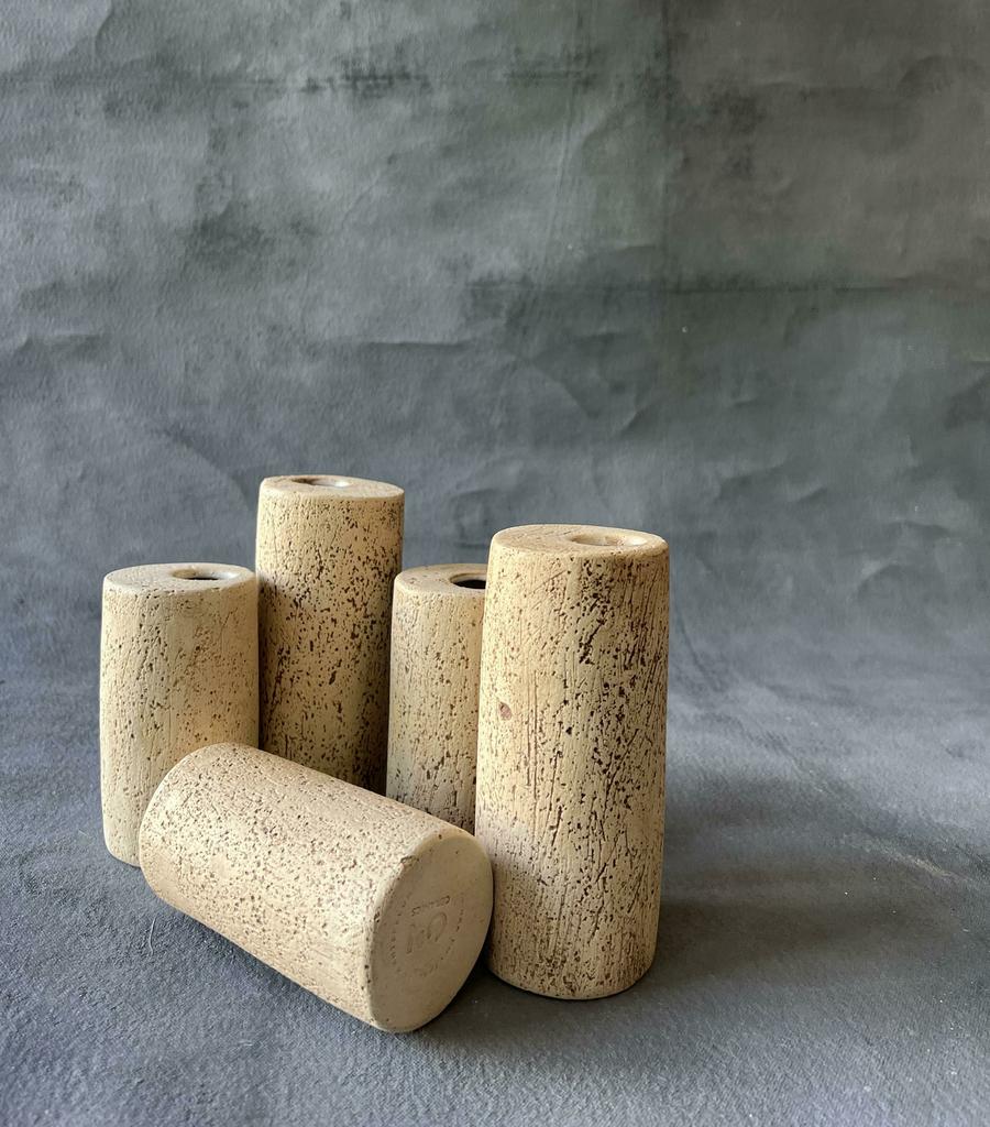 Вазы-цилиндры, набор 5 шт