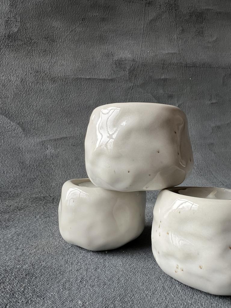 Подсвечники-камни, набор из 3х штук