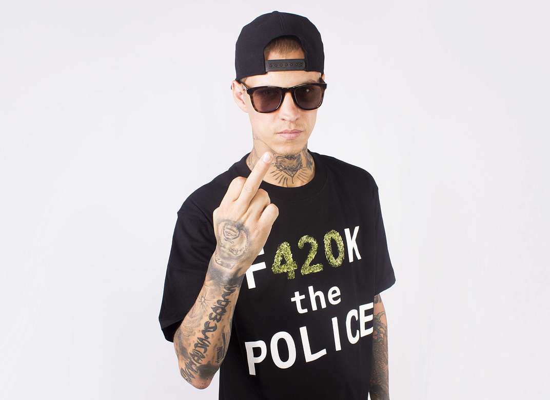 t-shirts F420K the POLICE