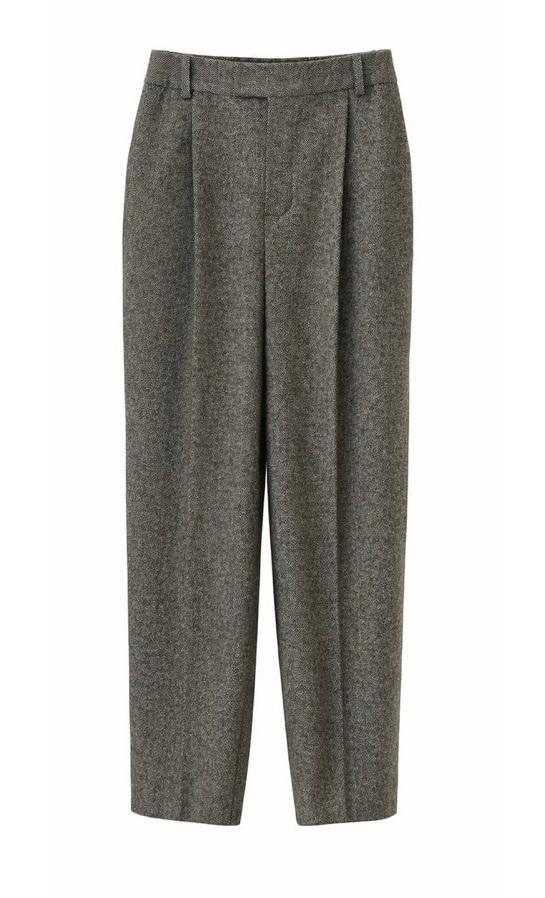 Брюки из твида (шерсть, вискоза)