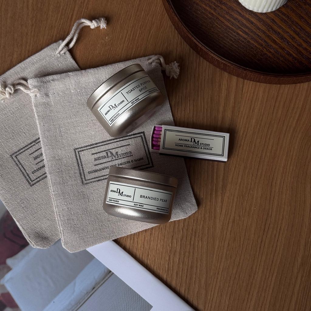 Аромасвеча Штрудель и Специи  50мл