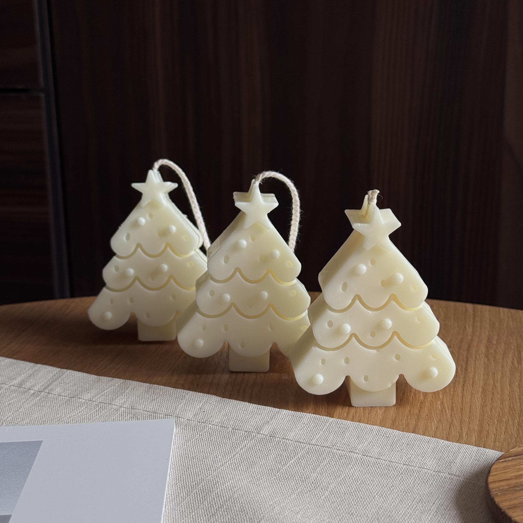 Свеча ёлочка - интерьерная свеча