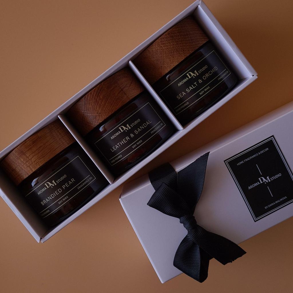 Подарочный бокс "аромасвечи  100мл"