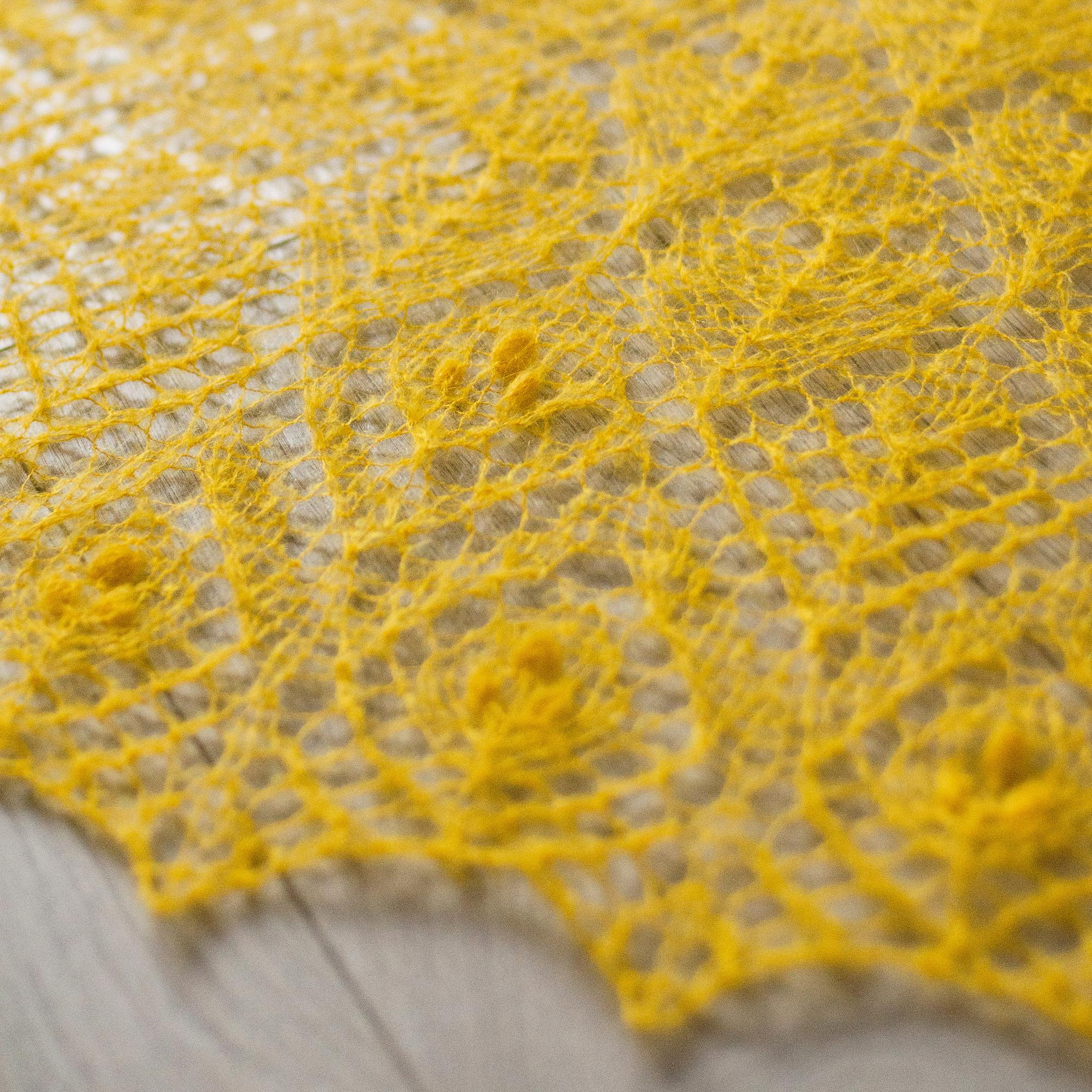 Описание по вязанию шали Маори