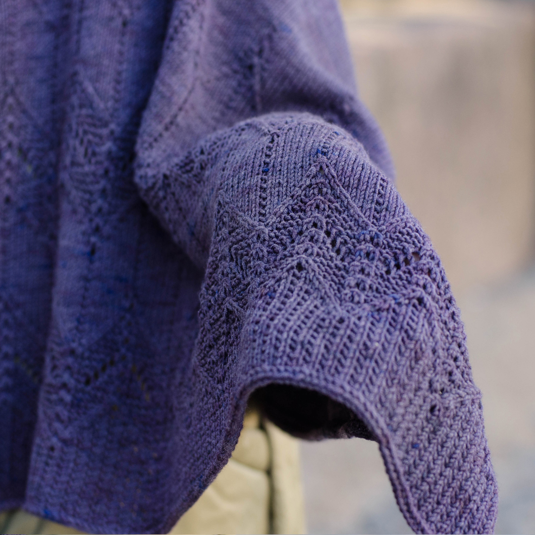 Описание по вязанию шали Сондо