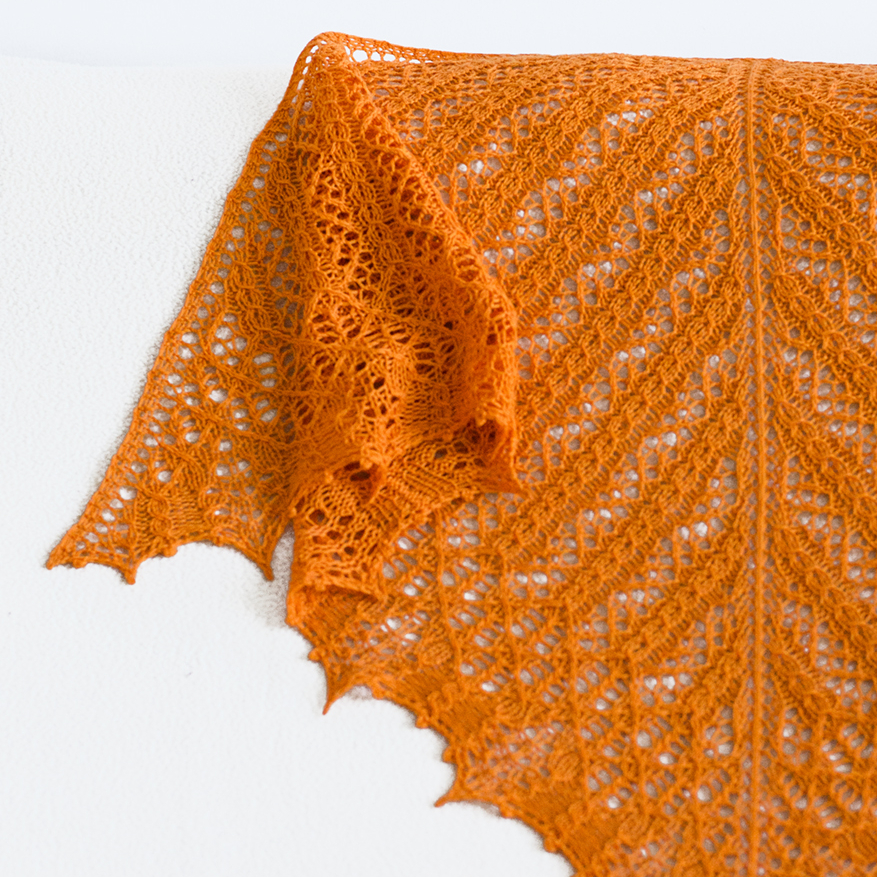 Описание по вязанию шали Юпиус