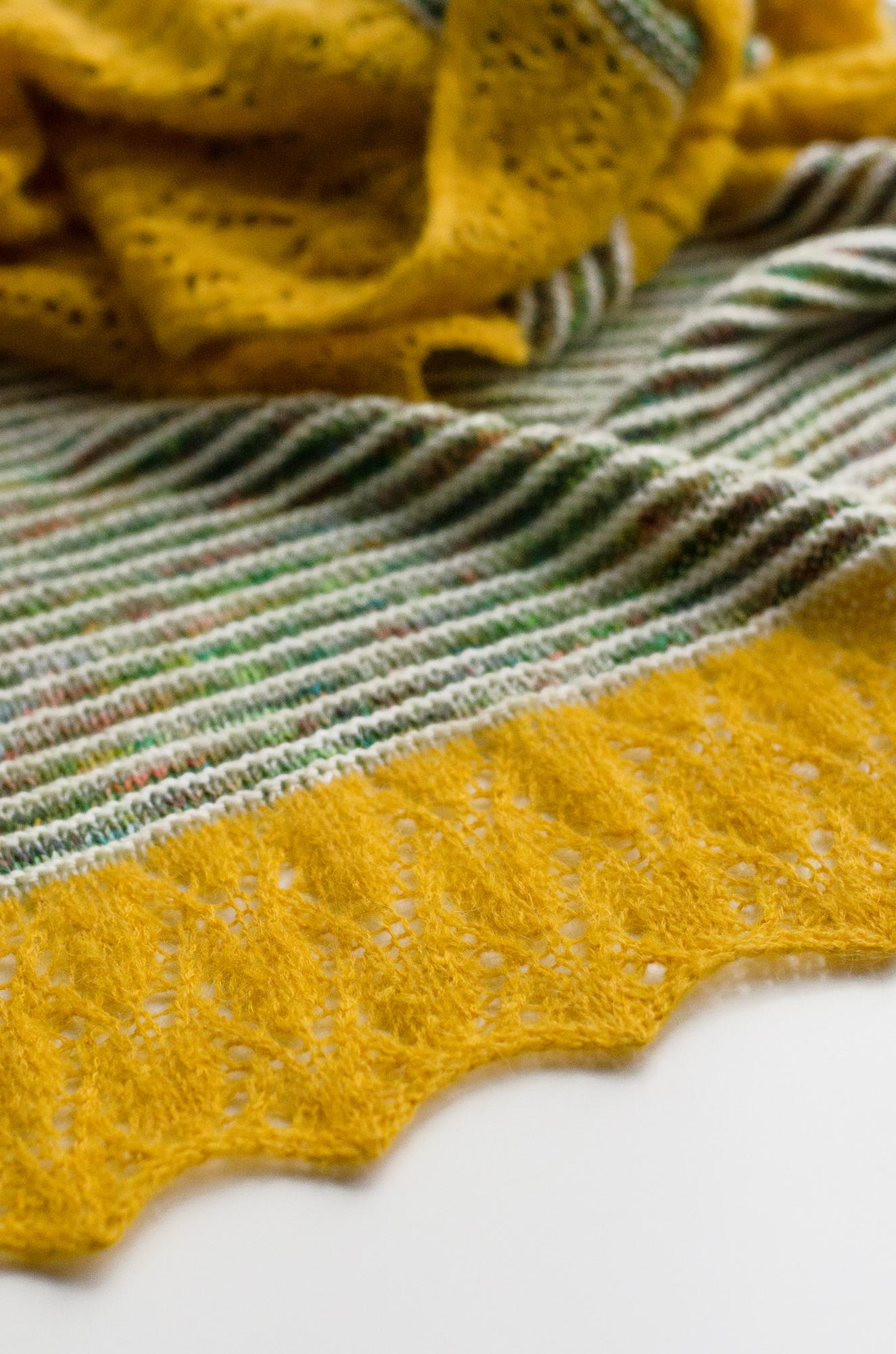 Описание по вязанию шарфа Майолита