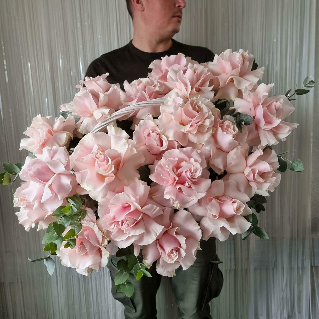 корзина ПИНК МОНДИАЛЬ С ЭВКАЛИПТОМ