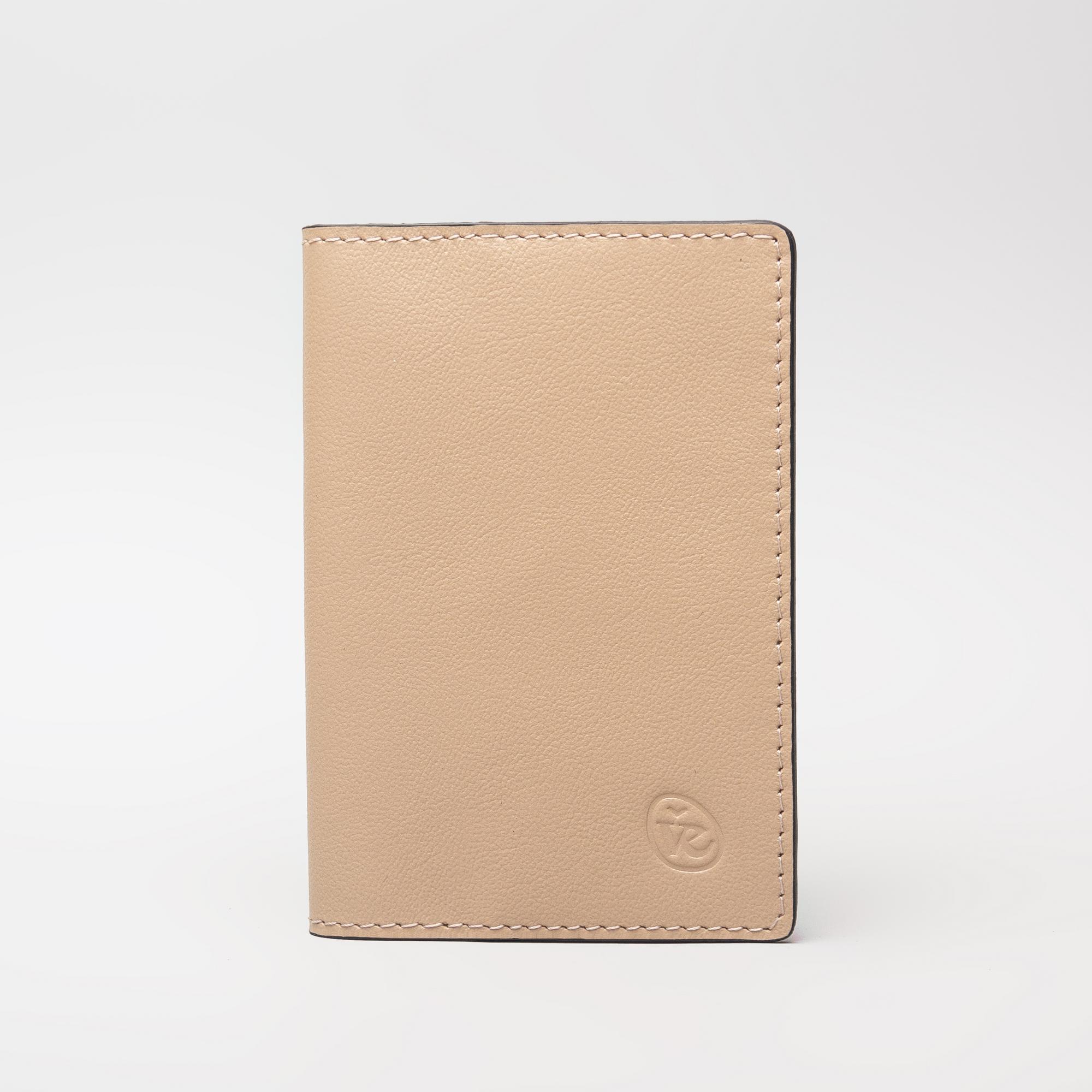 Обложка для паспорта бежевый