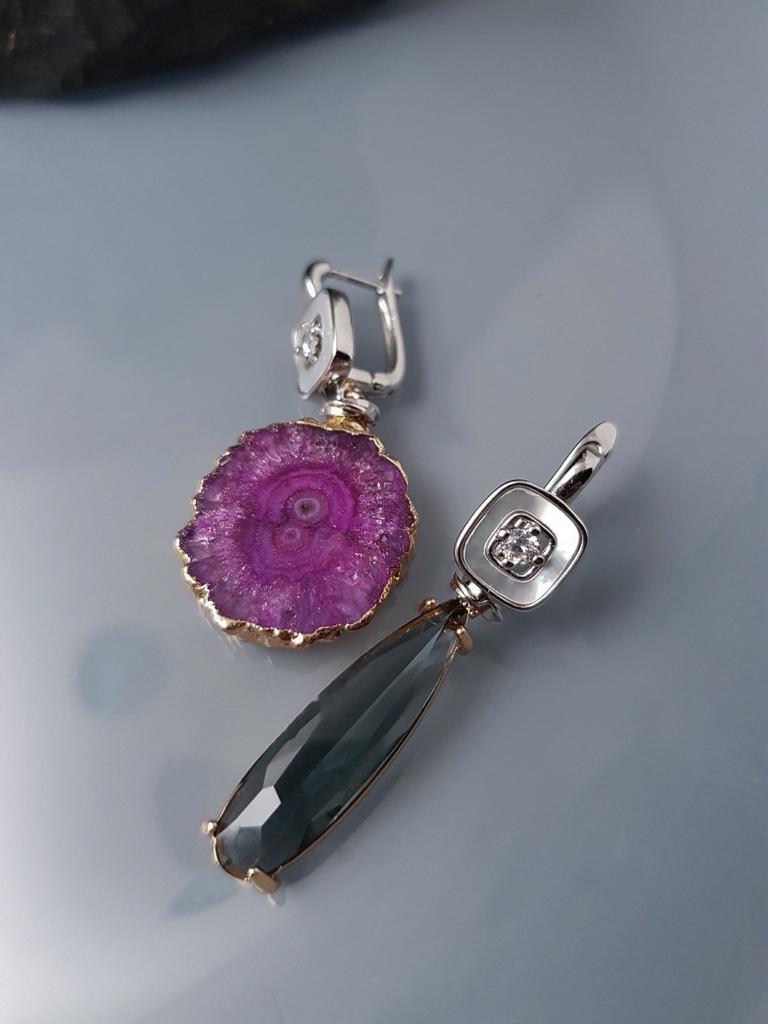 СЕРЬГИ ИЗ КВАРЦА "ЭЛИН"