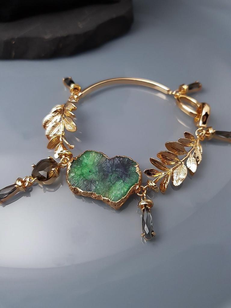 БРАСЛЕТ ИЗ КВАРЦА  "ДАЛИЯ"