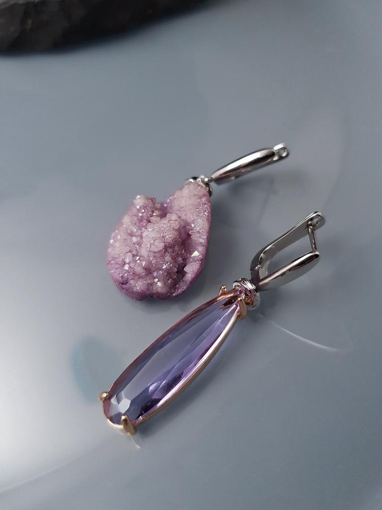 СЕРЬГИ ИЗ КВАРЦА "ЛАРИН"