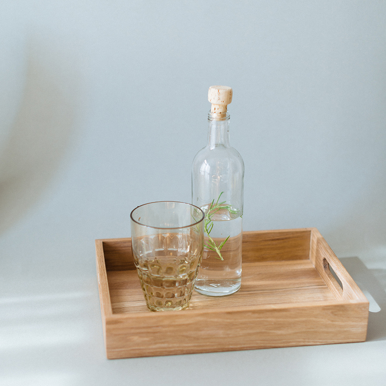 Деревянный поднос #2 (дуб)