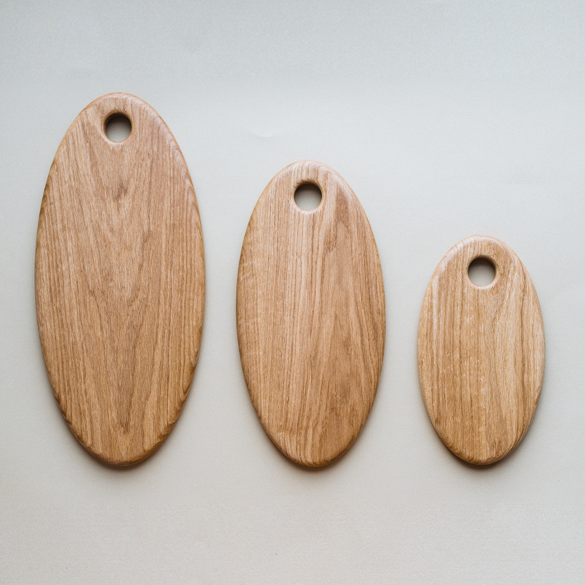 Деревянная доска-овал (дуб)