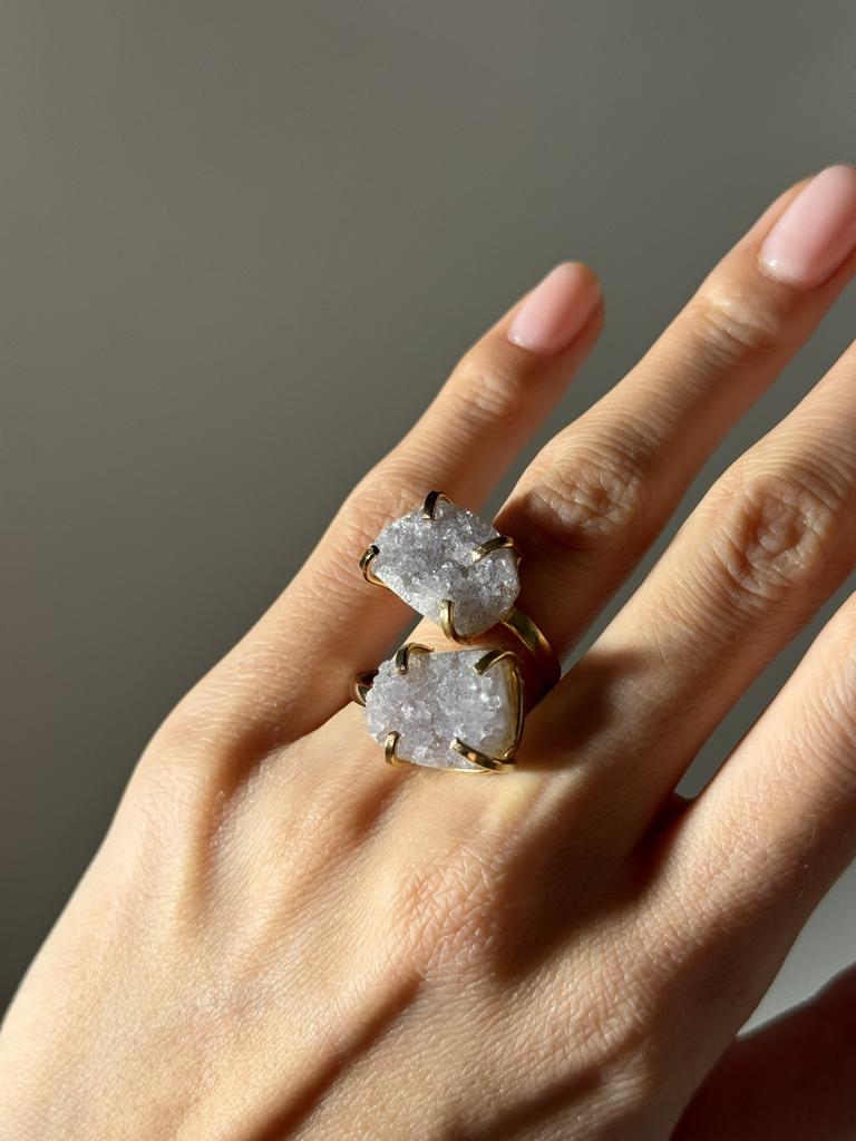 Кольцо с двойным агатом