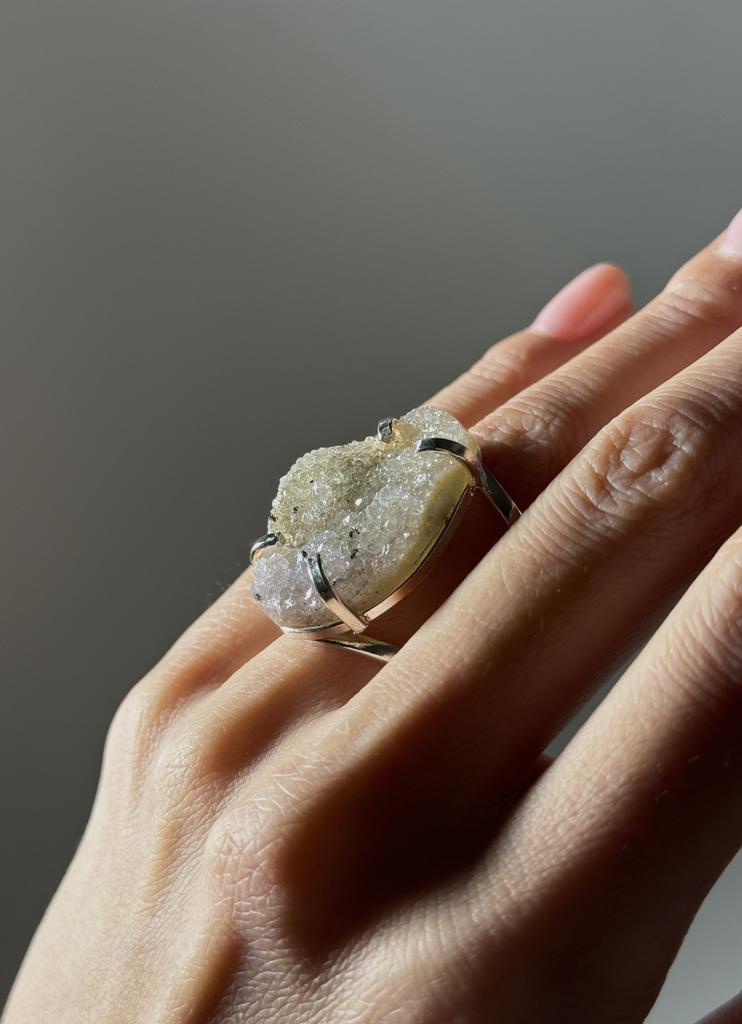 Кольцо с агатом