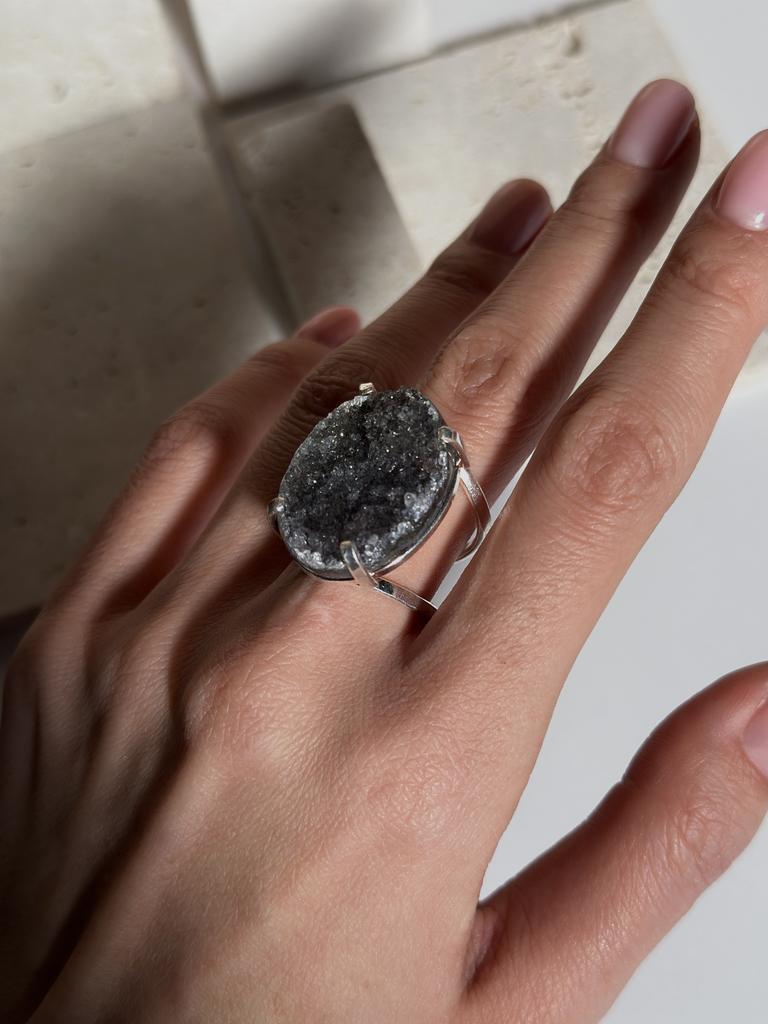 Кольцо с агатом